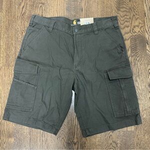 NWT Carhartt cargo Shorts greige size 36